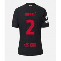 Camiseta Barcelona Pau Cubarsi #2 Segunda Equipación Replica 2024-25 mangas cortas